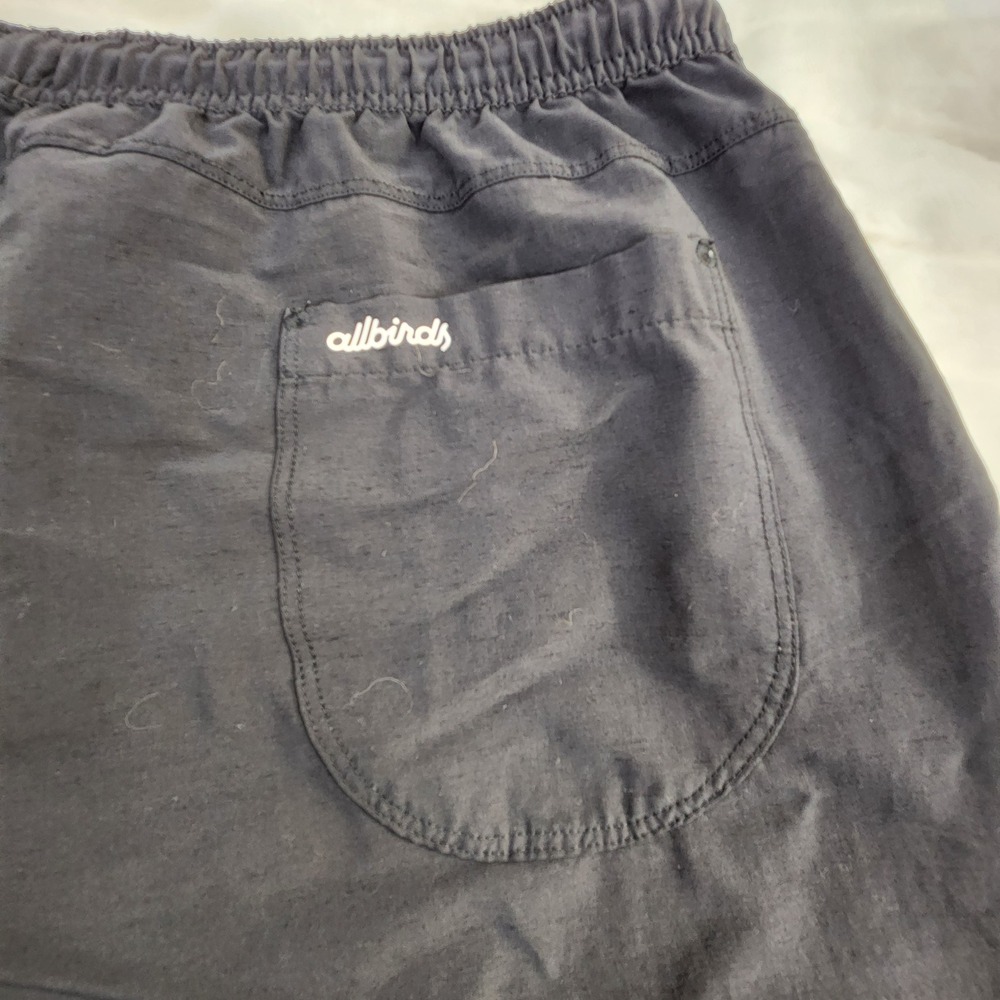 Allbirds Mens Natural Run Shorts XL Black Merino Wool Recycled Nylon Athletic - Picture 4 of 7